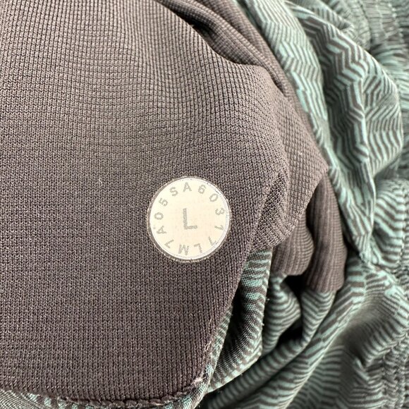 Lululemon Mens Green Patterned Pace Breaker Athletic 9" Shorts Size L - Picture 4 of 11